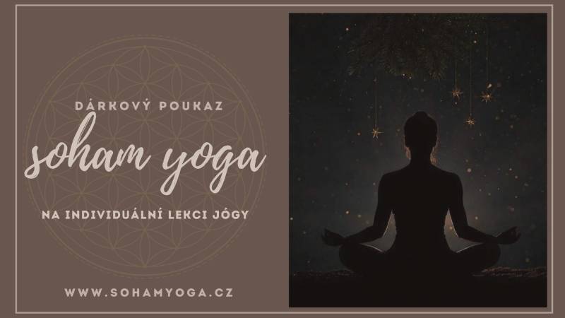 Voucher Dárkový poukaz na individuální lekci jógy